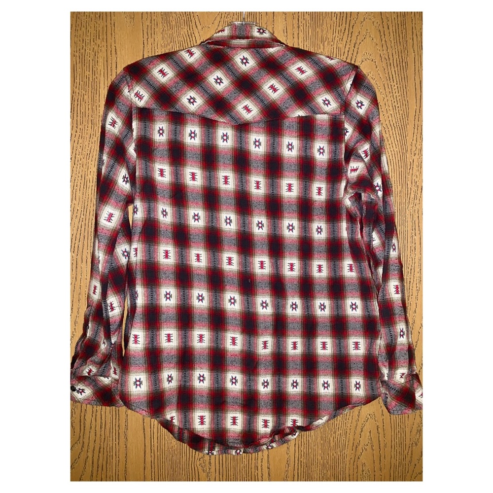 Aztec Style Flannel - Picture 2 of 2